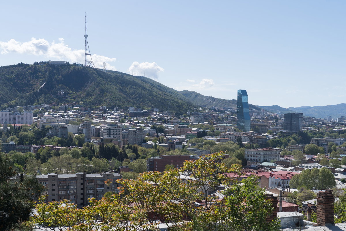 View of Tbilisi from Chaisubani turn, Tbilisi, Georgia, 2025