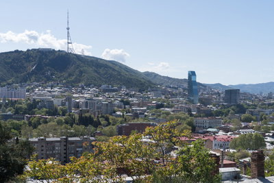 View of Tbilisi from Chaisubani turn, Tbilisi, 2025