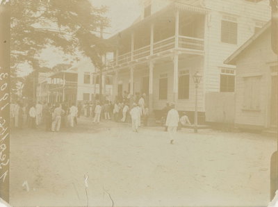 EU: Straatbeeld in Paramaribo (1903), Paramaribo, 1903