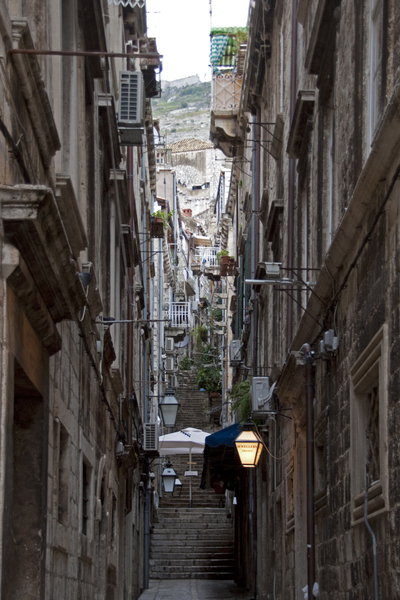 Side street Old Town Dubrovnik, Dubrovnik, 2009