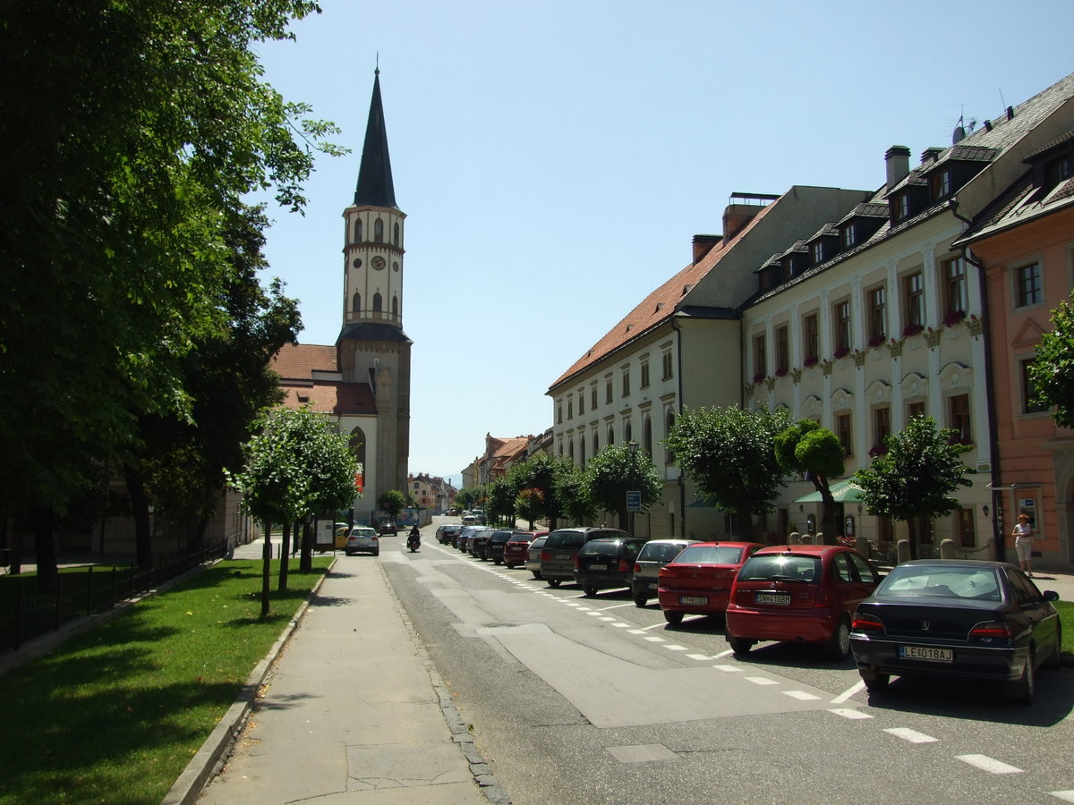 Levoča, náměstí a kostel, Levoča, Slovakia, 2009