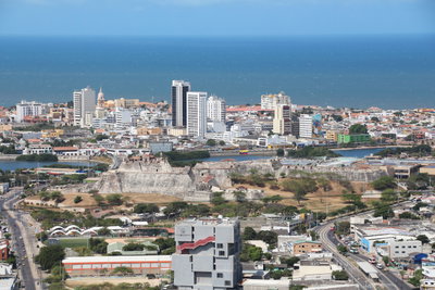 View of Cartagena from Convento de Santa Cruz de la Popa 02, Cartagena, 2020