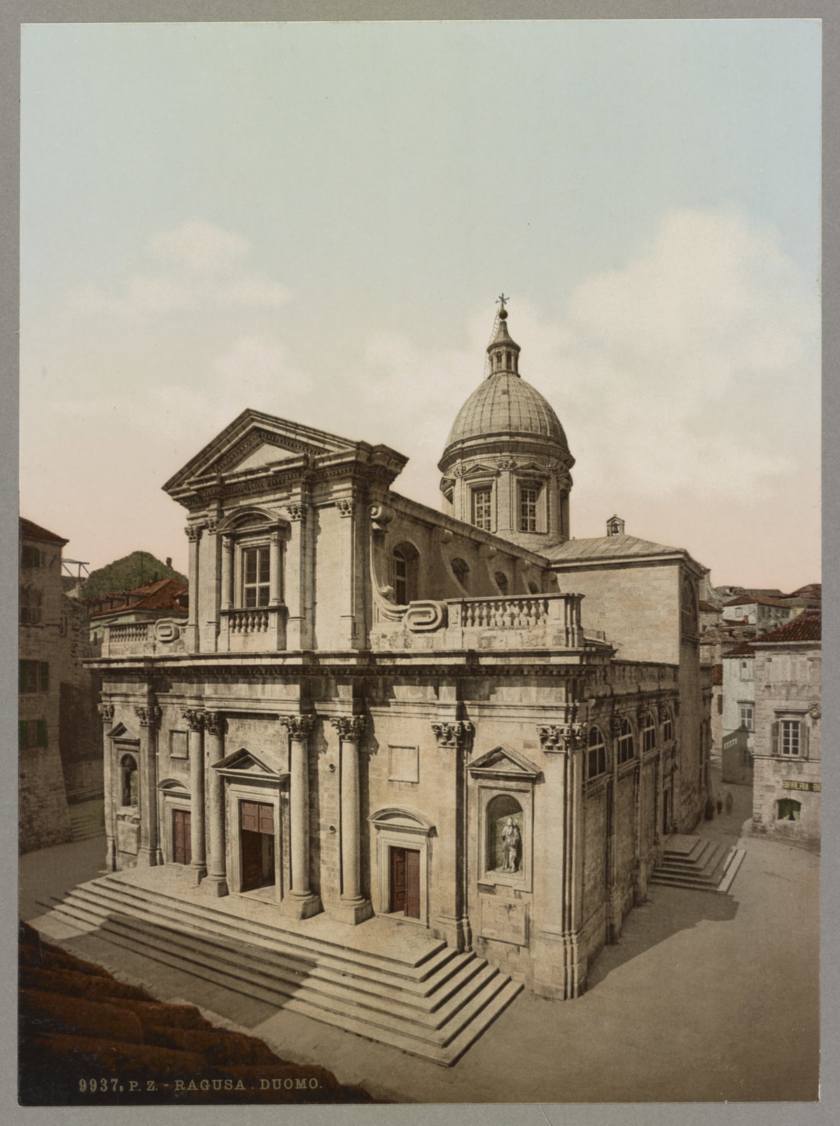 Ragusa. Duomo, Dubrovnik, Croatia, 1890