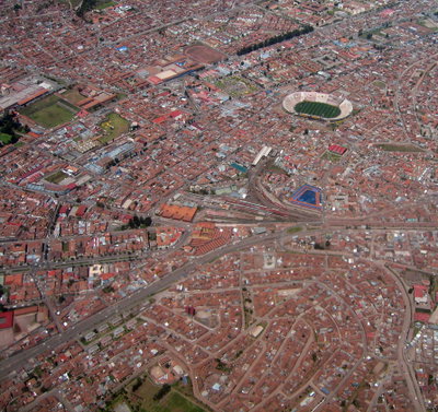 Cuzco aerial photo, Cusco, 2008