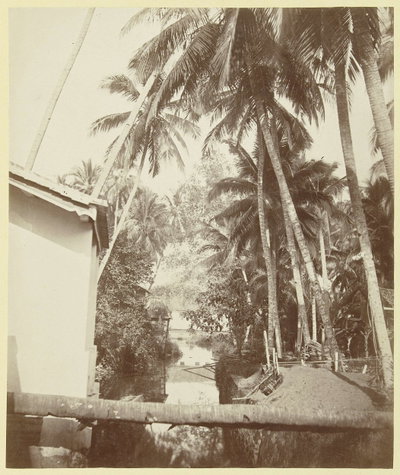 EU: Gezicht op Kali mati, Padang Sumatra (1865), Padang, 1865