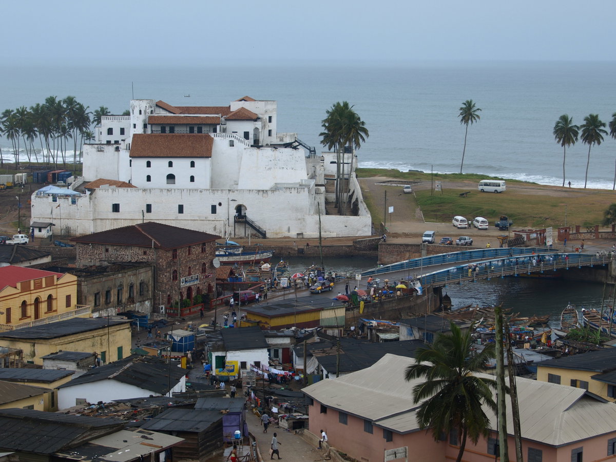 Elmina Castle, from Fort St. Jago 01, Elmina, Ghana, 2007
