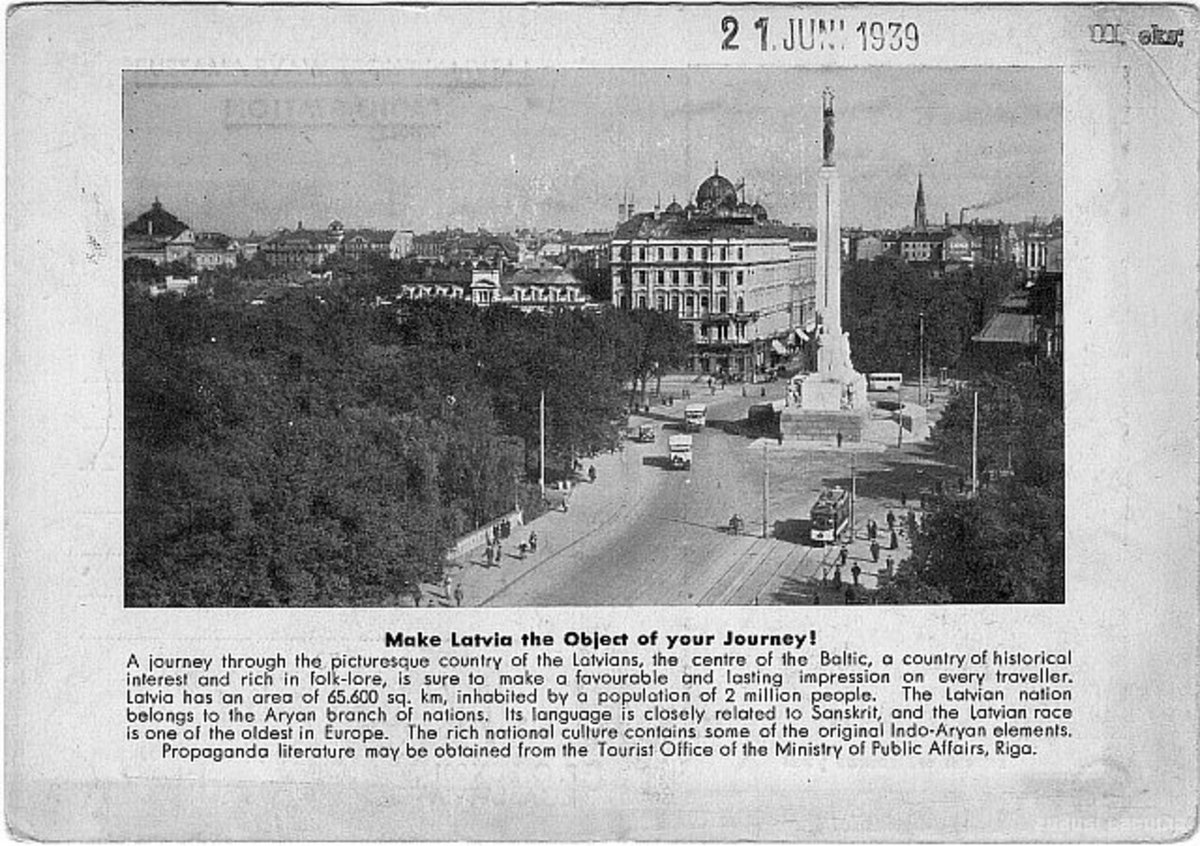 Gate in 1939, Riga, Latvia, 1939