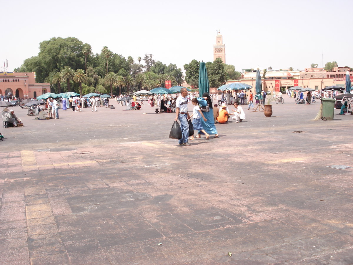 Djama Elfna square Marrakech, Marrakech, Morocco, 2006