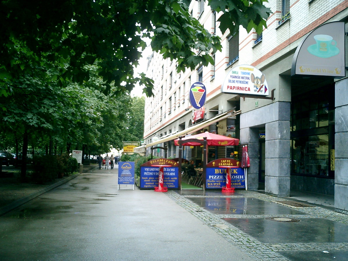 Kolodvorska street, Ljubljana, Slovenia, 2006