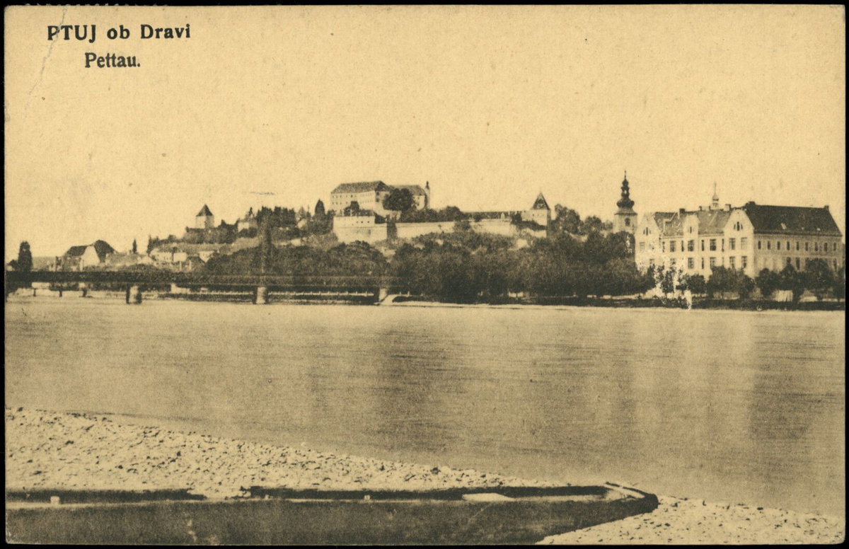 Postcard of Ptuj, Ptuj, Slovenia, 1918