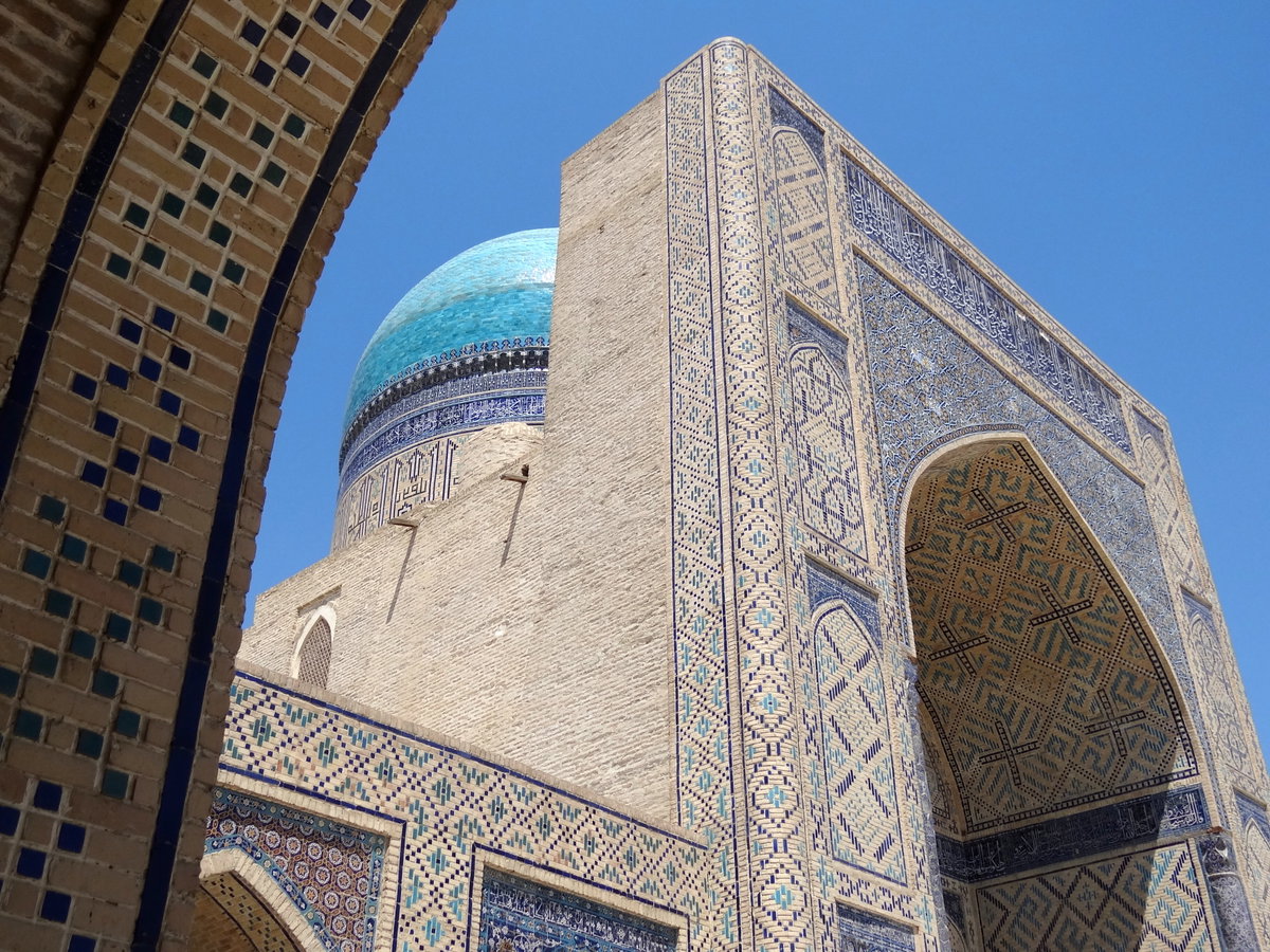 Main Portico and Dome of Kalon Mosque - Old City - Bukhara - Uzbekistan, Bukhara, Uzbekistan, 2012