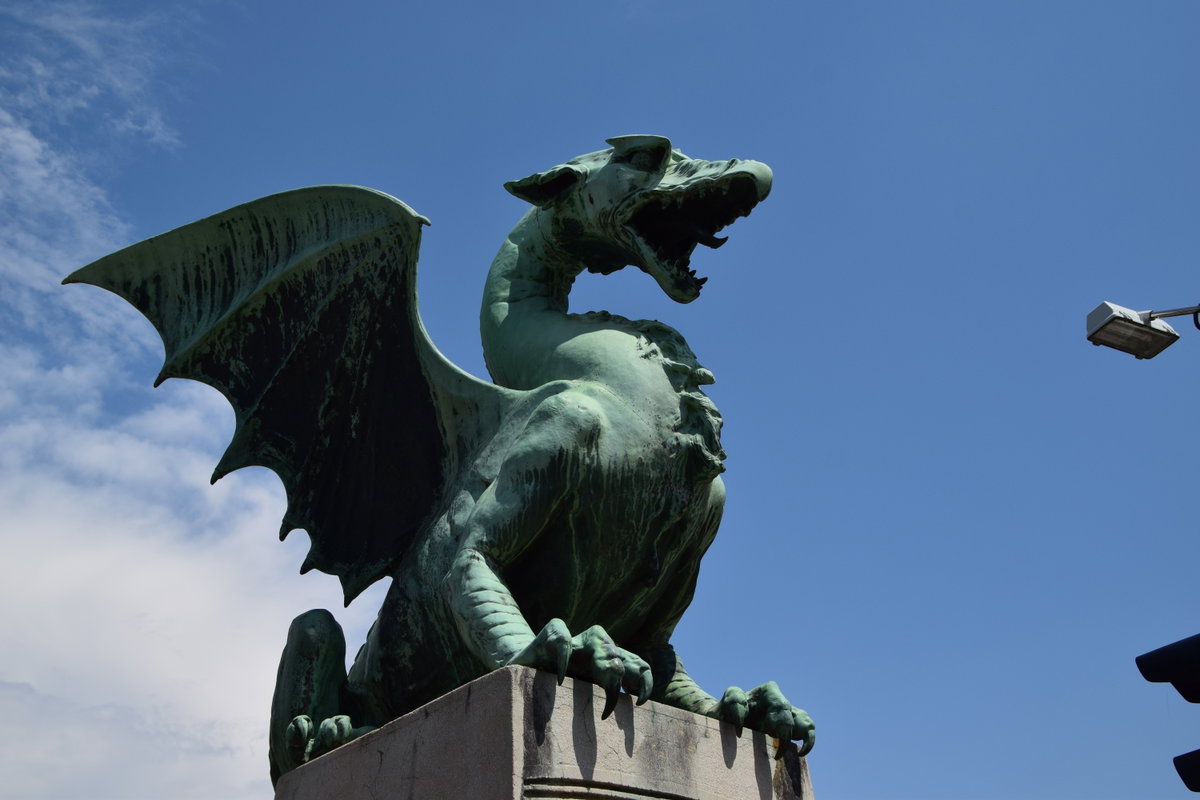 Dragon Bridge (Ljubljana), Ljubljana, Slovenia, 2023