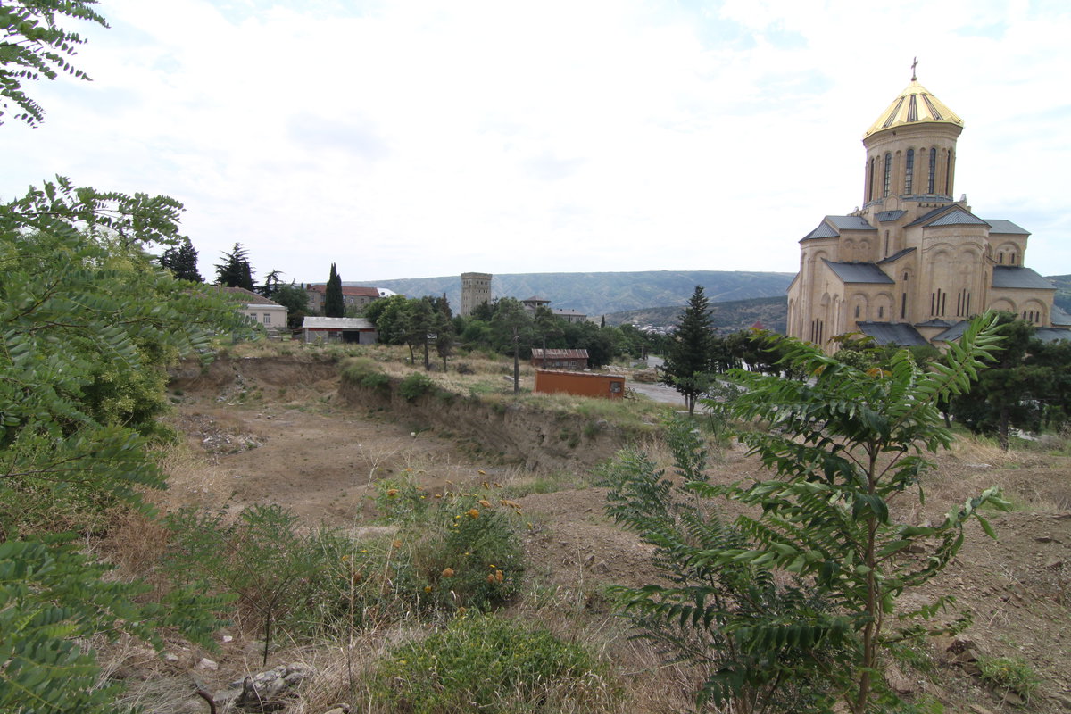 Excavation near Armenian Pantheon of Tbilisi, Tbilisi, Georgia, 2011