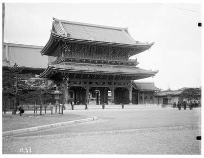 EU: Higashi-Hongan-Tempel in Kyoto - view 3 (1913), Kyoto, 1913
