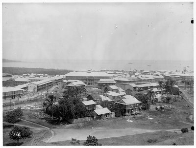 EU: Panama-Stadt. Stadtteilansicht vom Hotel Tivoli (1915), Panama City, 1915