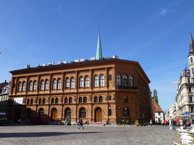 Riga - Historical Building of Riga Stock Exchange - Vēsturiskā ēka Rīgas Fondu biržā, Riga, 2012