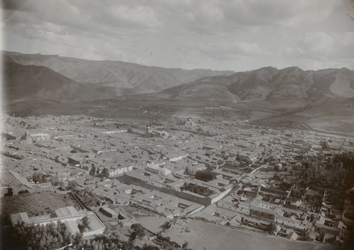Historical panorama of Cuzco in the (Part 1), Cusco, Peru, 1900