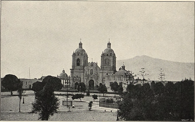 Middendorf - Hauptplatz und Kathedrale in Trujillo. (S. 358), Trujillo, 1894