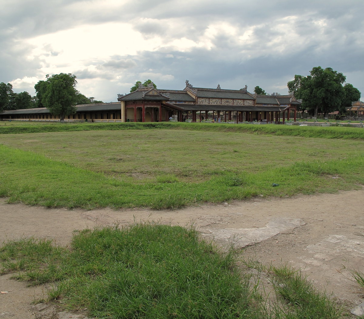 Rebuilt buildings, Hue, Vietnam, 2012