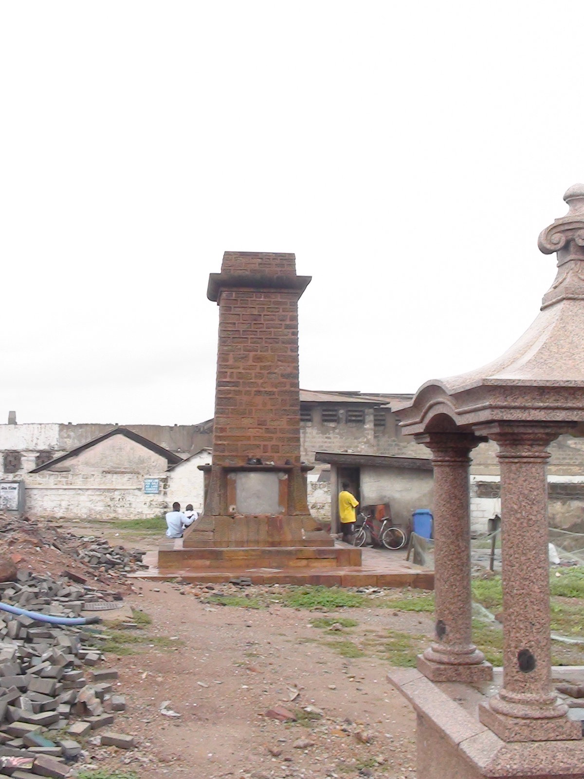 Historical Monument aside James Fort Prison at Jamestown, Accra, Ghana, 2014