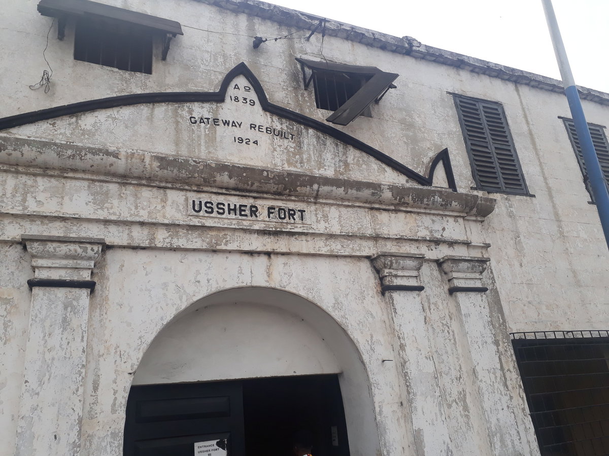 One of the entrances of Ussher Fort at Jamestown, Ghana, Accra, Ghana, 2020