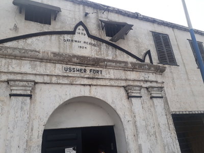 One of the entrances of Ussher Fort at Jamestown, Ghana, Accra, 2020