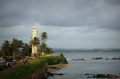 By the lighthouse, Galle, 2014
