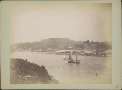 EU: View of New Harbour Dock. (1890), Singapore, 1890