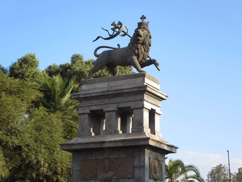 Lion of Judah Monument, Addis Ababa, Ethiopia, 2013