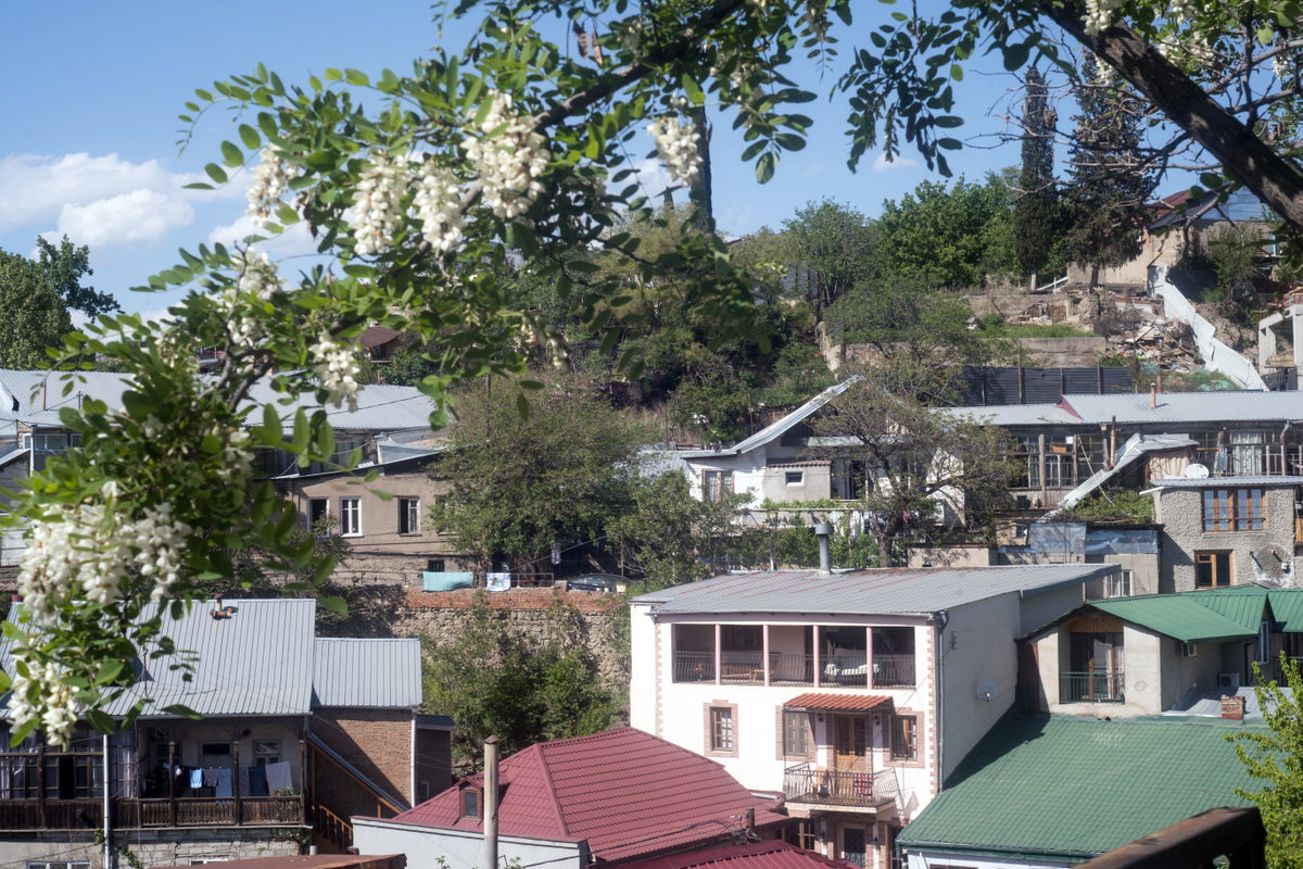 A view from Chaisubani Street, Tbilisi, Tbilisi, Georgia, 2025