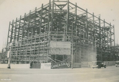 Chief Post Office Dunedin construction, Dunedin, 1934