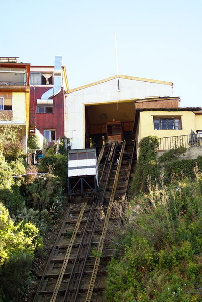 Ascensor Espíritu Santo January, Valparaíso — photos through time