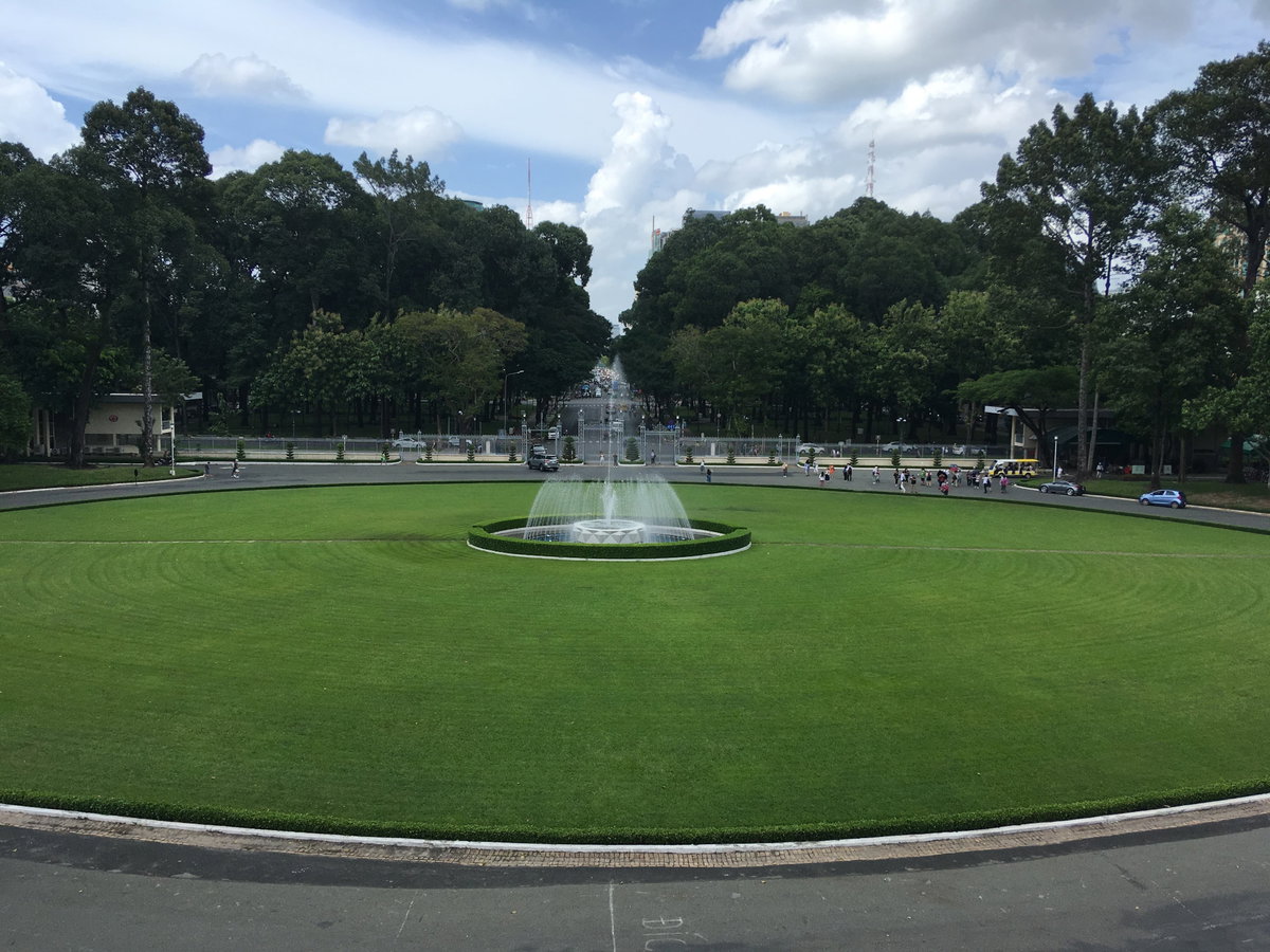 View from the Reunification Palace, Ho Chi Minh City, Vietnam, 2018