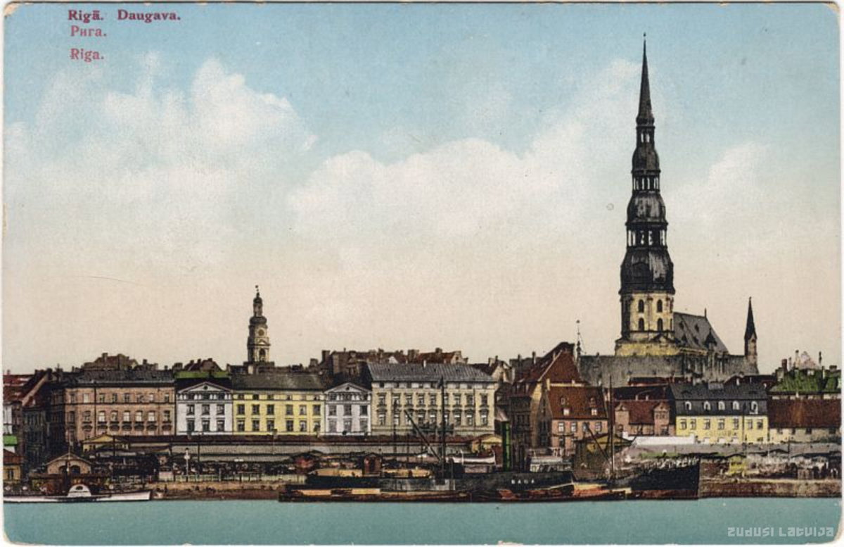 EU: Rīga. Daugava (1900), Riga, Latvia, 1900