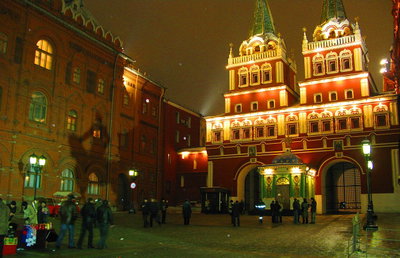 Moscow. Iberian Gate and Chapel, Moscow — photos through time