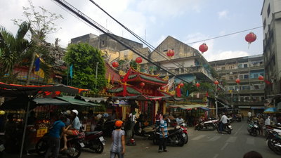 Thien Hau Temple front, Ho Chi Minh City — photos through time