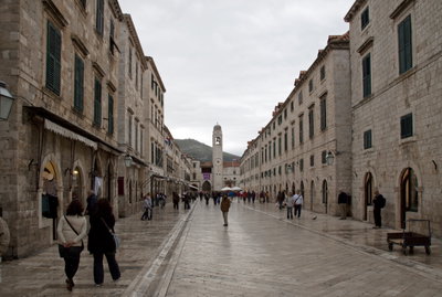 Main Street Placa Stradun Old Town Dubrovnik, Dubrovnik, 2009