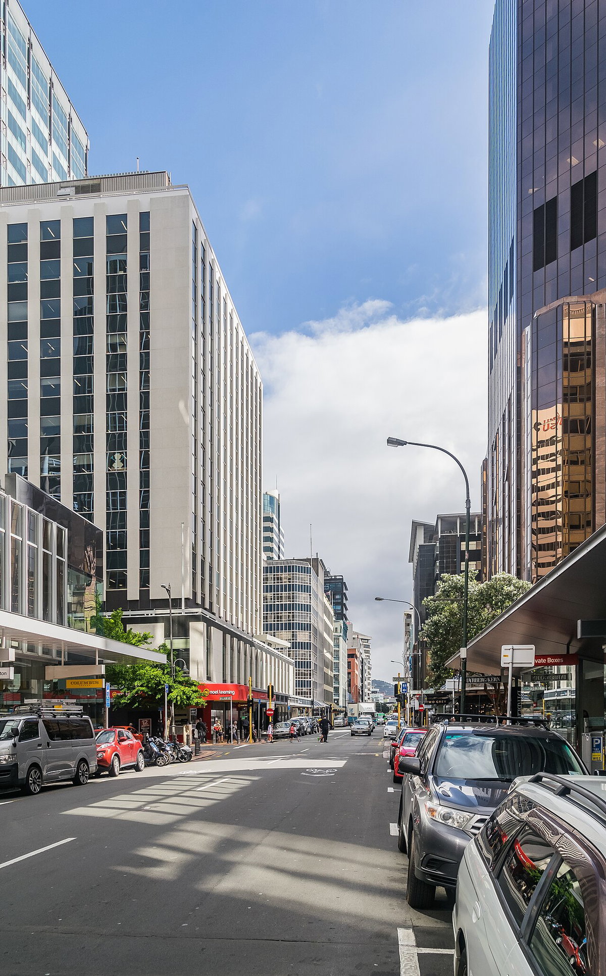 Featherston Street in Wellington 01, Wellington, New Zealand, 2017