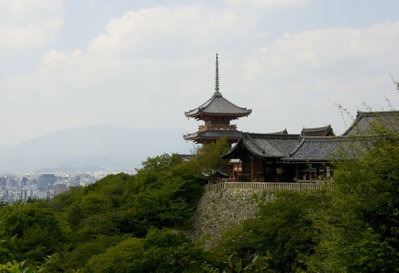 Kiyomizu-dera, a Buddhist temple in eastern Kyoto, Kyoto Prefecture; September, Kyoto, 2008