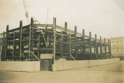 Chief Post Office Dunedin construction, Dunedin, 1934