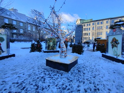 Marche de Noel allemand de Quebec, Quebec City, 2021