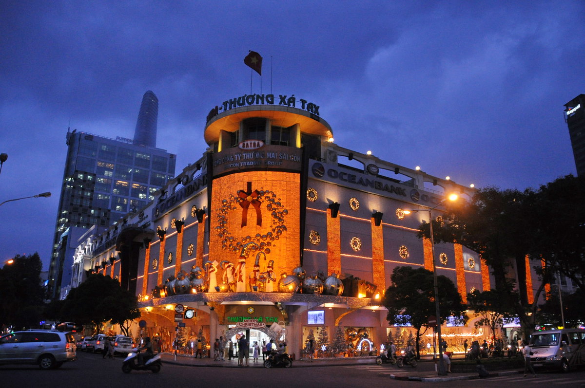 Thuong xa Tax,noel 2012, Saigon vn, Ho Chi Minh City, Vietnam, 2012