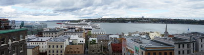Quebec vue panoramique sur le port, Quebec City, 2017