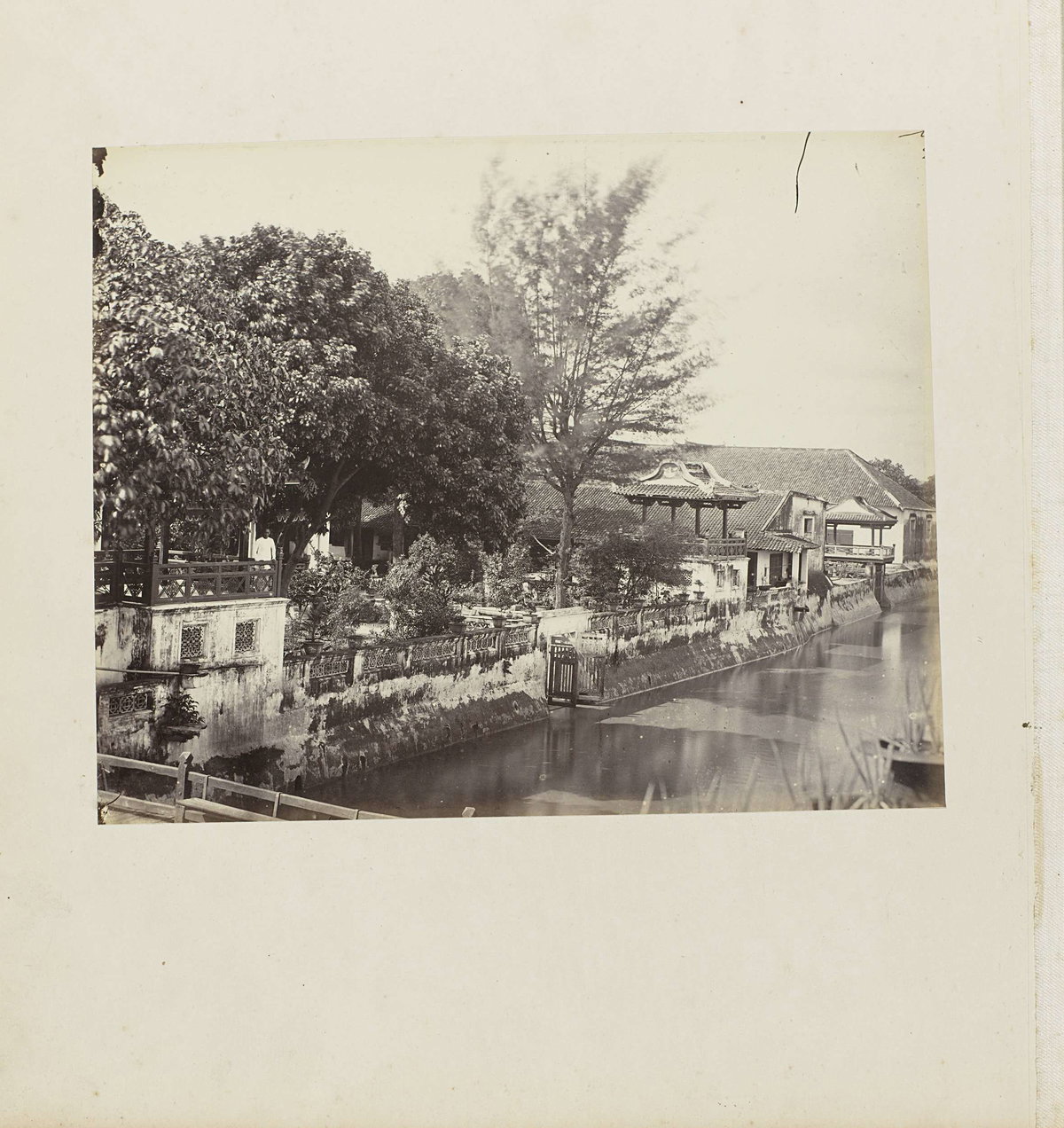 EU: Achterzijde Chinees huis in Semarang (1863), Semarang, Indonesia, 1863