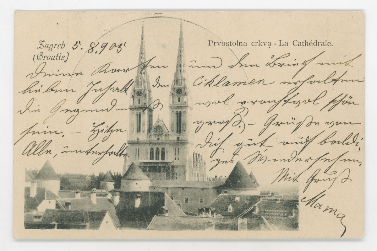 EU: Zagreb - Cathedral (1902), Zagreb, Croatia, 1902