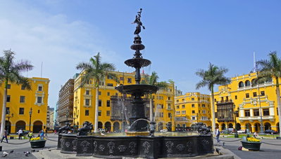 Fountain - Plaza Mayor (Lima), Lima, 2013