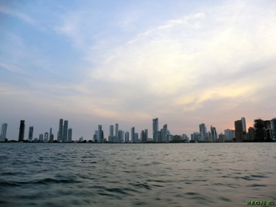 Beautiful View To City, Cartagena, 2014