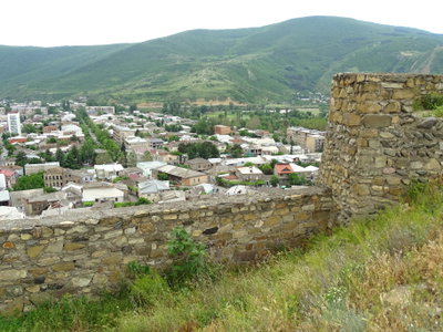 View over Gori from Hilltop Castle - Gori - Georgia, Gori, 2015