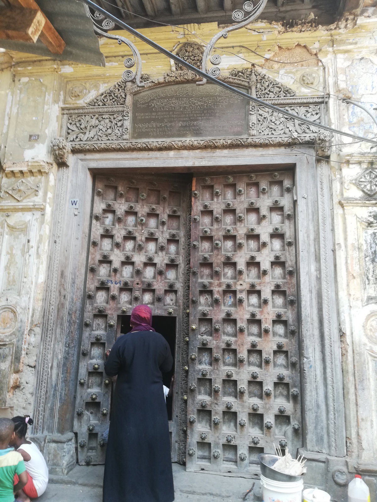 Stone Town - Entrance to Caravansary, Zanzibar, Tanzania, 2018