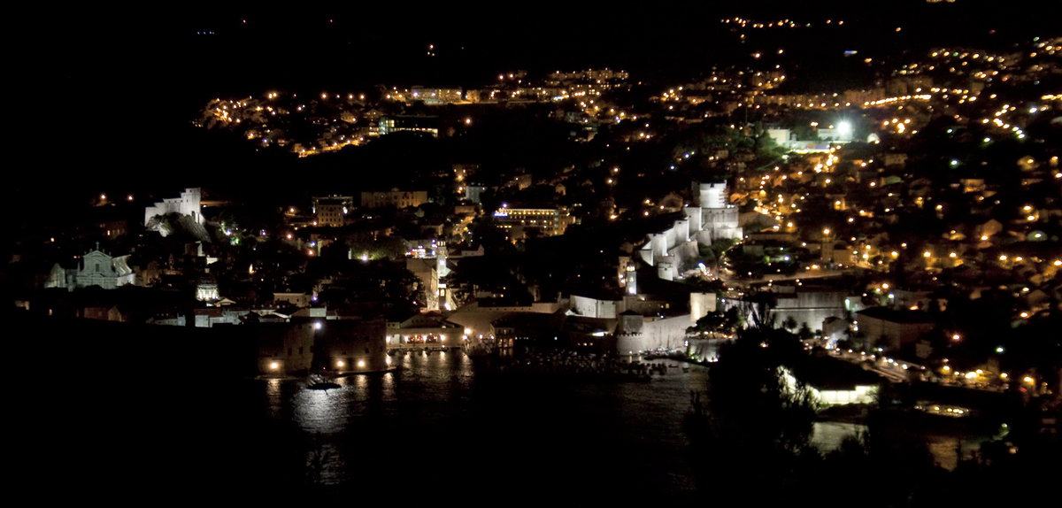 Dubrovnik Old Town Night, Dubrovnik, Croatia, 2009